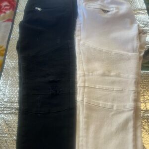 Embellish Sale (2), Distressed Biker Jeans (Size 36), + Free Boss Polo (Size M)